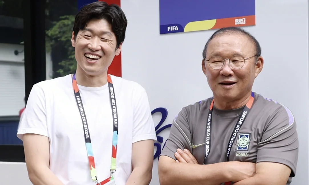 HLV Park Hang-seo gặp lại Park Ji-sung trước World Cup 2026