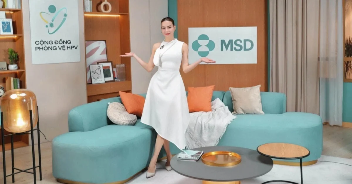 Hồ Ngọc Hà đồng hành cùng MSD Việt Nam truyền tải thông điệp dự phòng HPV