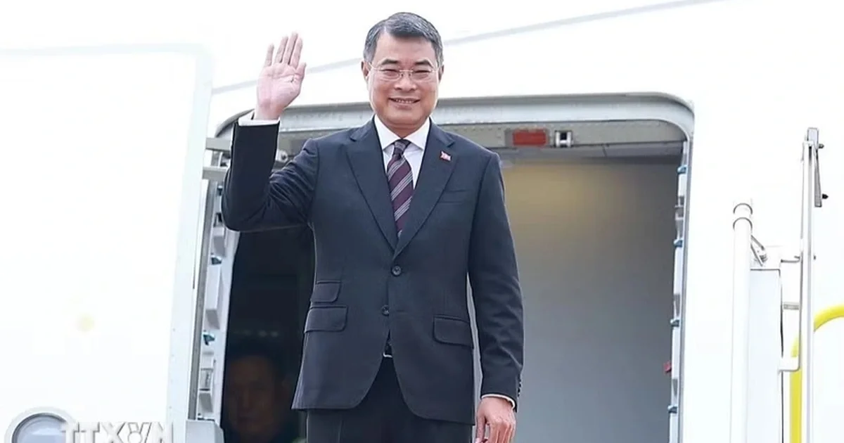 Thủ tướng Lê Minh Hưng rời Hà Nội dự Hội nghị Cấp cao kỷ niệm 35 năm quan hệ ASEAN - Nga