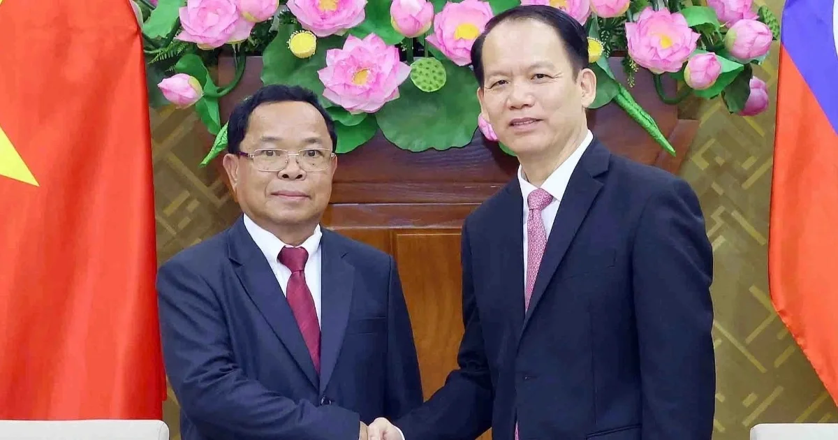 Tăng cường chiều sâu hợp tác giữa hai Bộ Tư pháp Việt Nam và Lào
