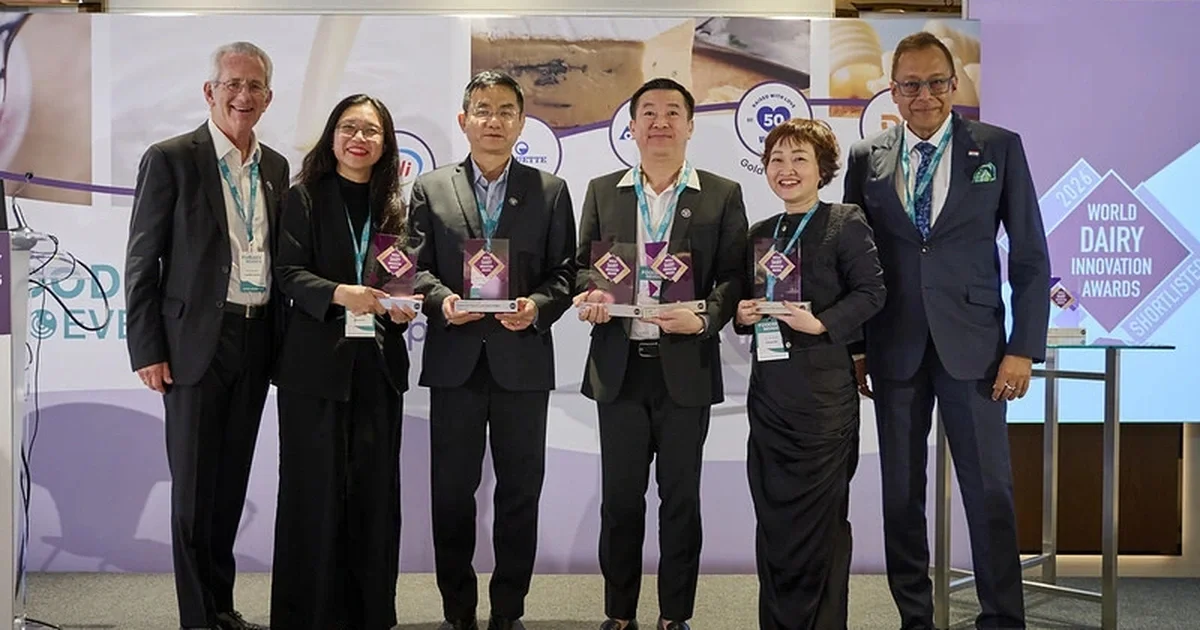 Vinamilk ghi dấu ấn với 5 giải thưởng tại World Dairy Innovation Awards 2026
