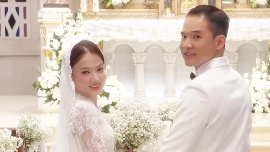 Xuân Nghi tổ chức hôn lễ trang trọng tại thánh đường