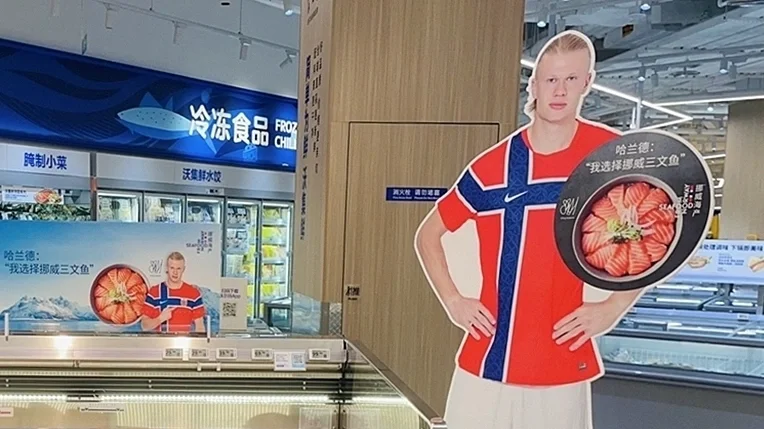 Cá hồi Na Uy tiêu thụ mạnh ở Trung Quốc giữa làn sóng Haaland